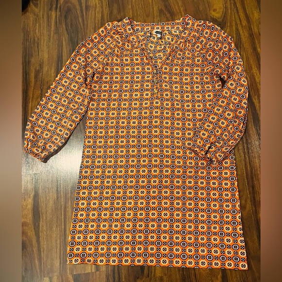 Mud Pie Dresses & Skirts - 🧡💙Mudpie Orange Patterned Women's Dress
